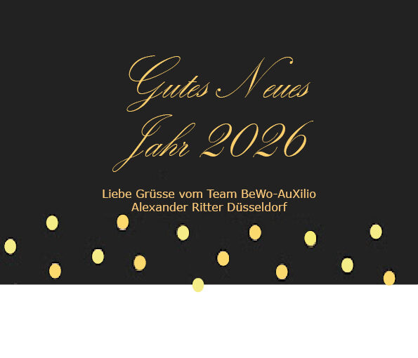 Ein gutes Neues Jahr wünscht das Team vom BeWo-AuXilio, Alexander Ritter
